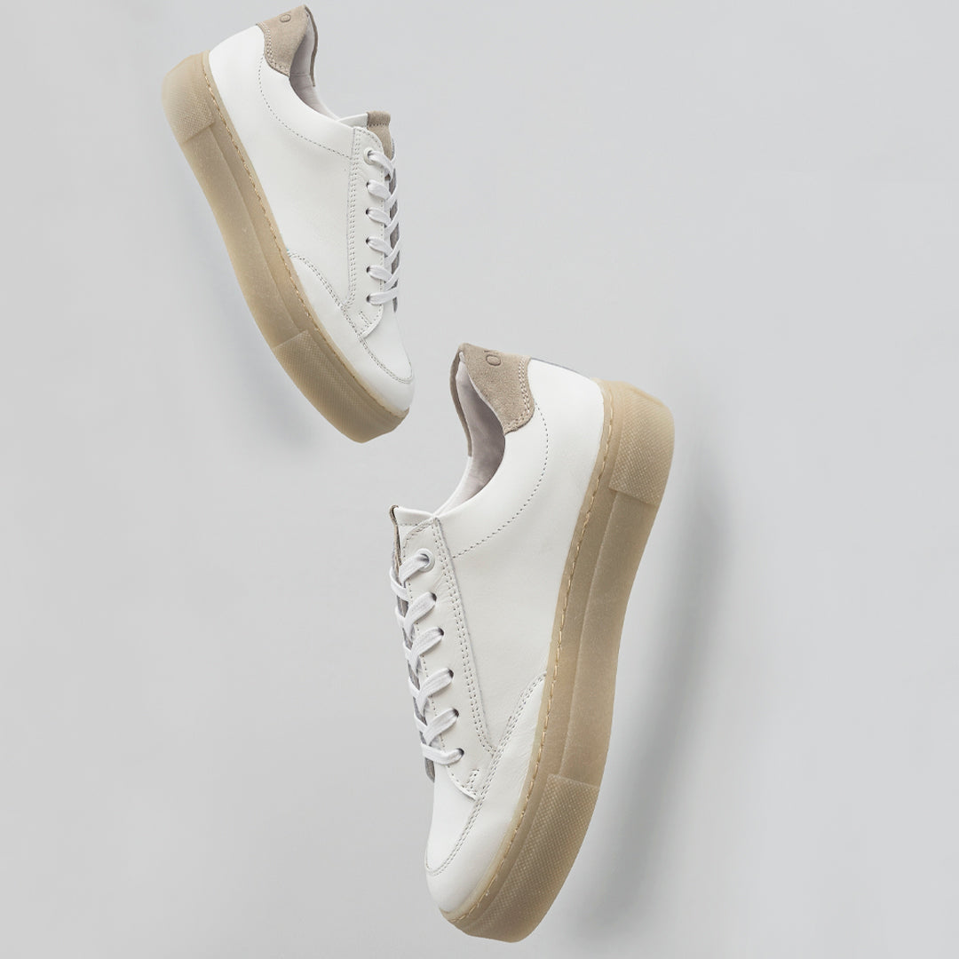 CAYENNE RETRO LOW White/Ice-Suede