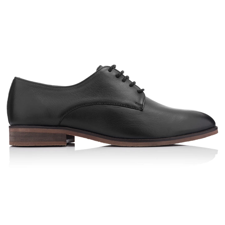 DAISA SHOE Black Leather Milled