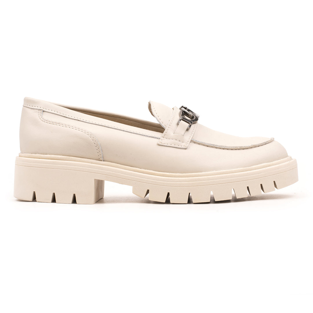 LAURIE CHAIN LOAFER Ice Leather