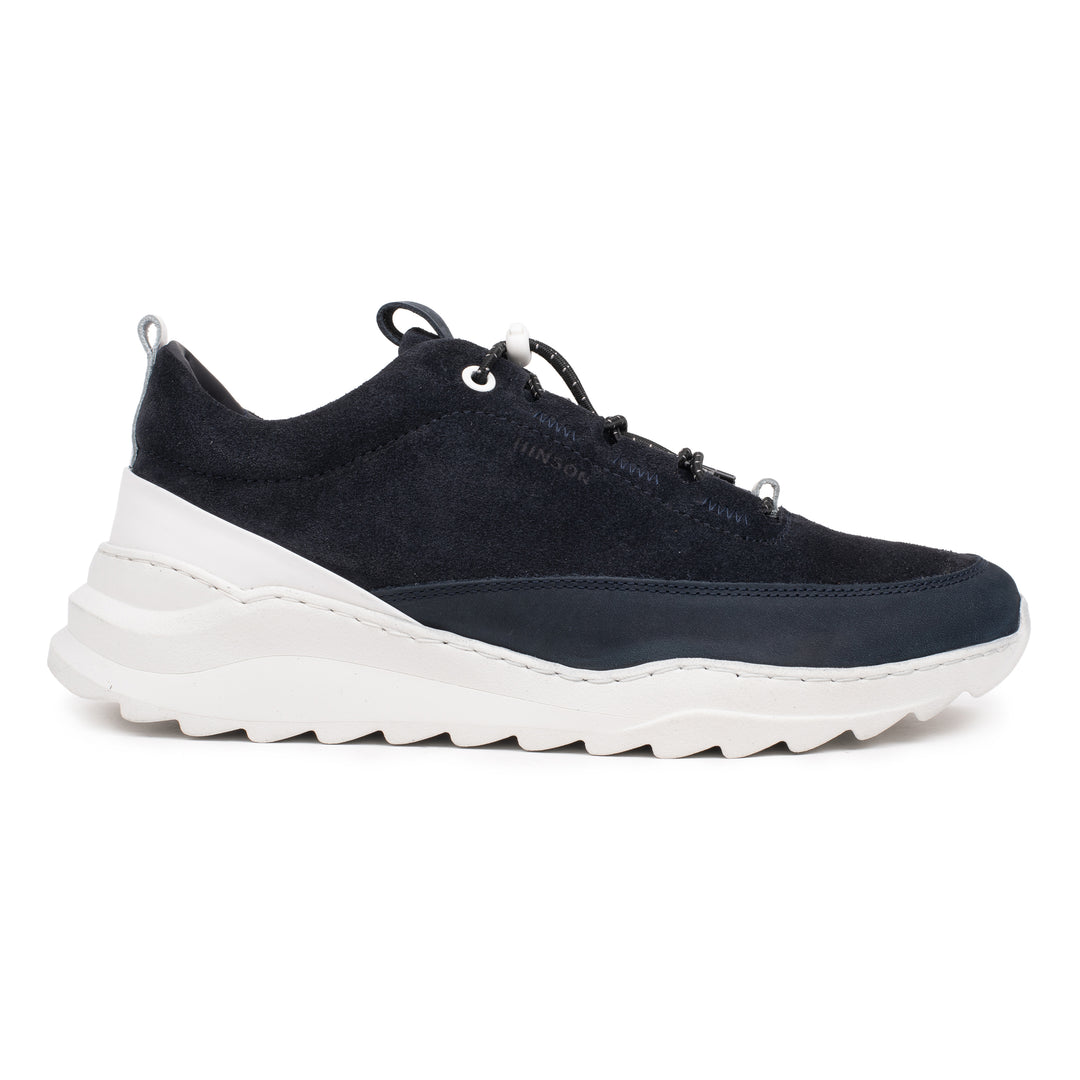 HINSON Sneaker Bleumarin | Viitor Summit Low Navy Velours Nubuck - s