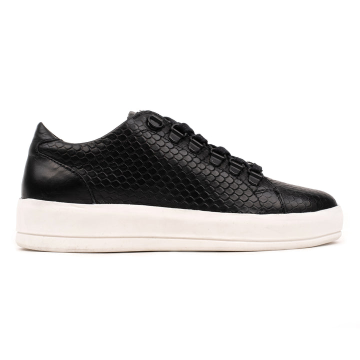 JENNER MONO LOW Black Dragon Embossed