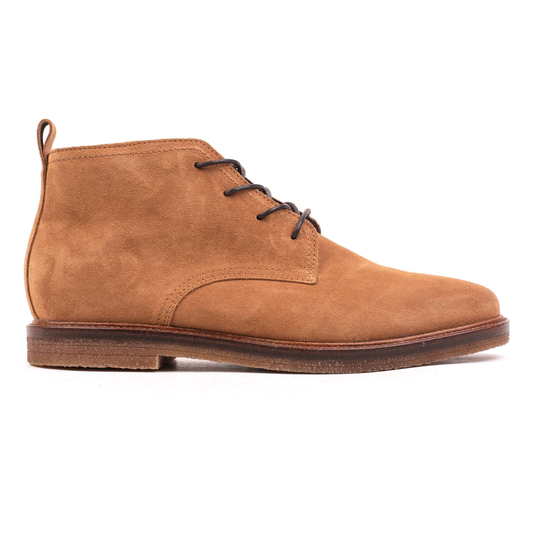 OSVALDO DERBY ANKLE Cognac Suede