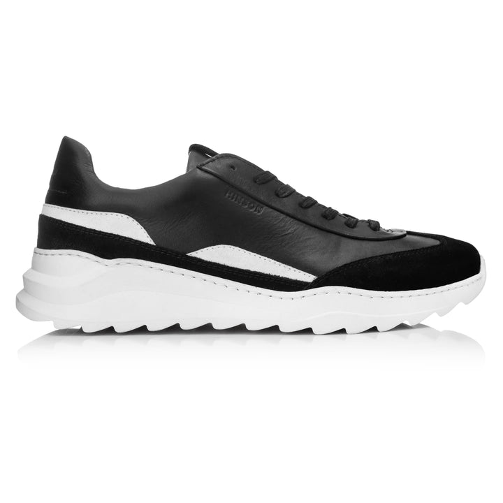 VIITOR TRACK LOW Black/White Leather