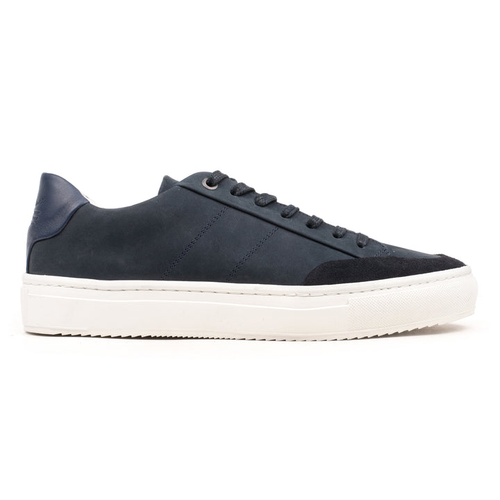 SORREN SNEAKER SKAVE Dk Blue Leather Nubuck