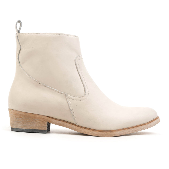 RICCIA ANKLE BOOT Ice Leather