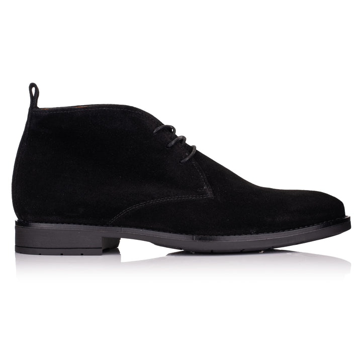 OMNIO Ghete Negre | Batavia Chukka 2 Black Leather Suede-S