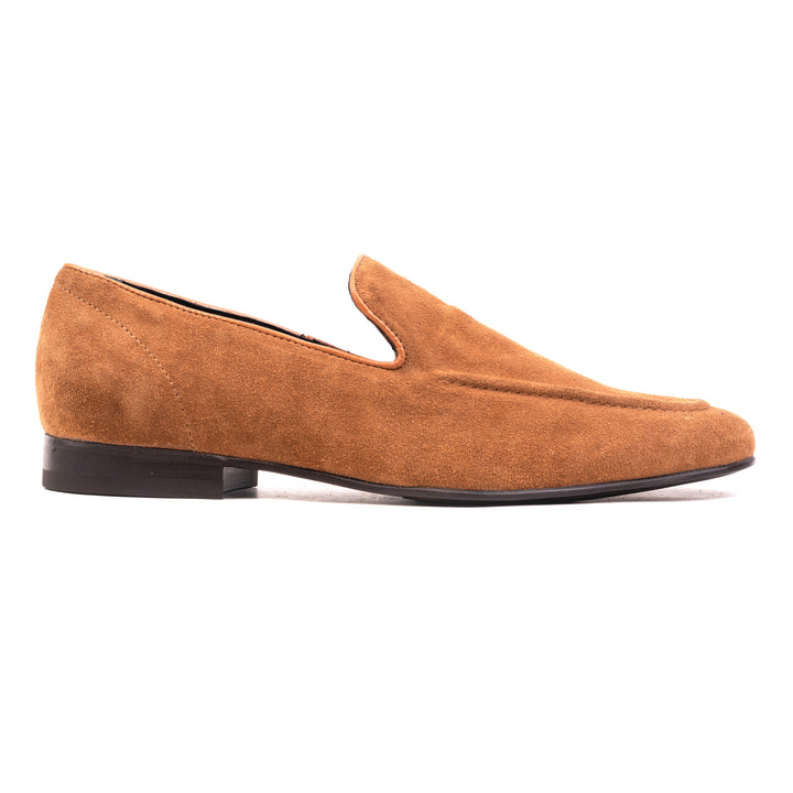 SILVA MOCCASIN Cognac Suede