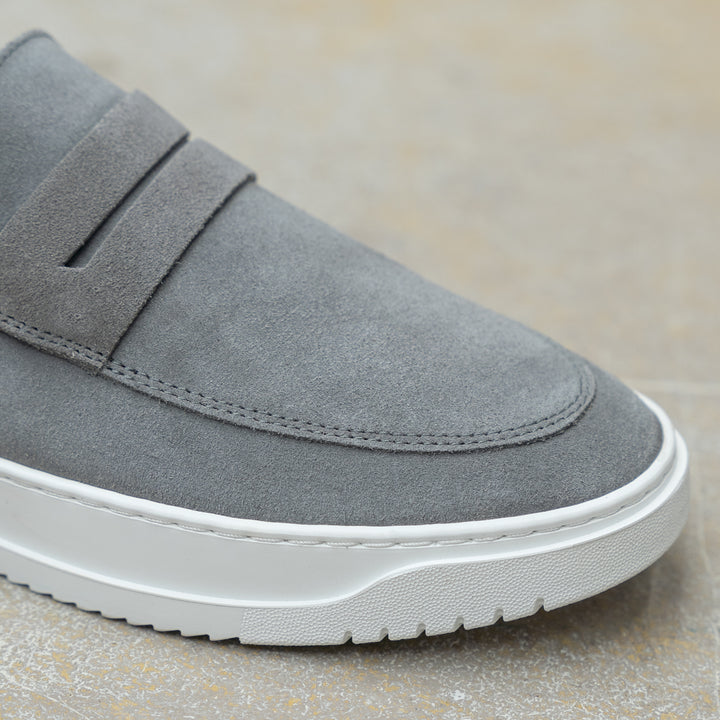 PALMER LOAFER Grey Suede